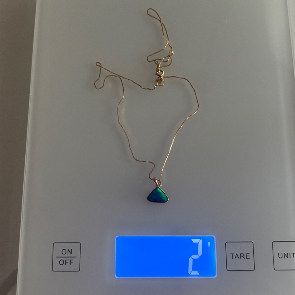 Australian Opal Pendant & Chain - Picture 9 of 9